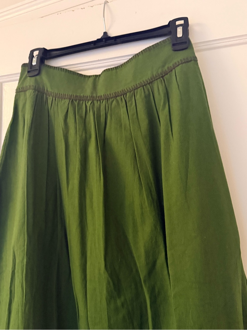 🌱NWT - Sezane x Bazizst Siloe midi skirt - Floral Embroidered - size 6 - Picture 5 of 12